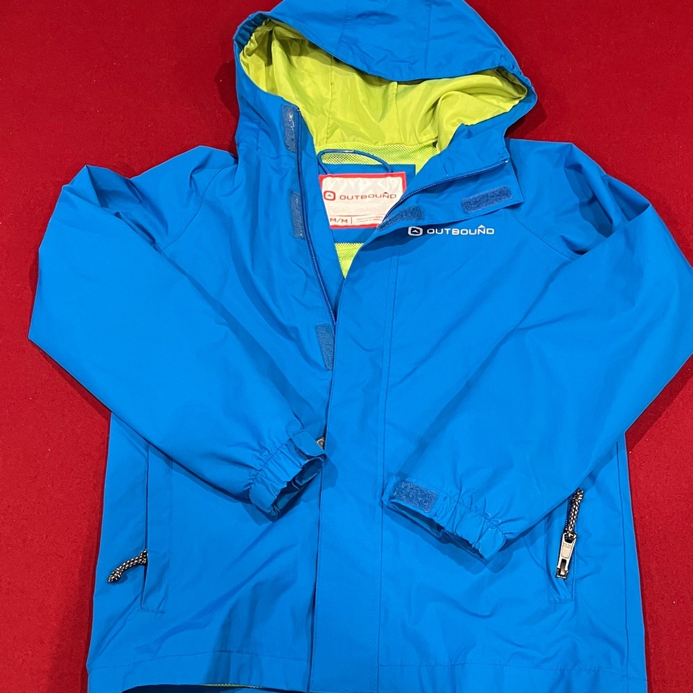 Kids Blue Raincoat with Hood